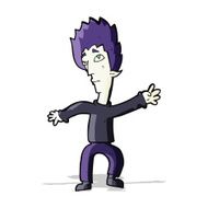 cartoon vampire man N38