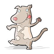 cartoon happy dog N32