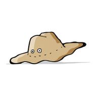 cartoon old australian hat N4