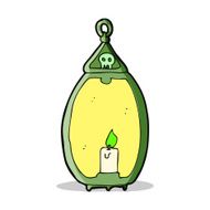 cartoon spooky lantern N12