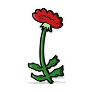 cartoon flower N212