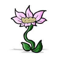 cartoon flower N213