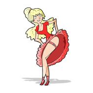 cartoon flamenco dancer N4