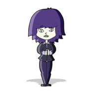 cartoon vampire woman N5