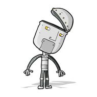 Cartoon Robot N146