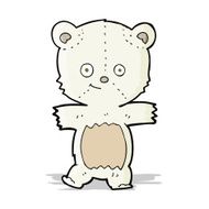 cute cartoon polar bear N23