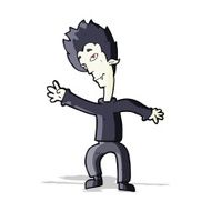cartoon halloween vampire N7