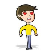 cartoon man in love N26