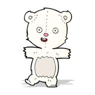 cartoon cute polar bear cub N11