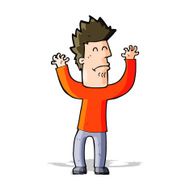 cartoon stressed man N32