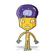 cartoon weird robot N5