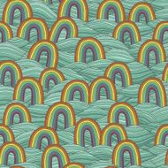 Rainbow seamless pattern