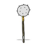 cartoon medieval mace N6