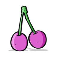 cartoon cherries N13