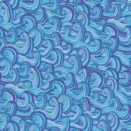 Wild Waves seamless pattern