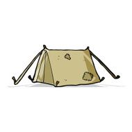 cartoon traditional tent N10