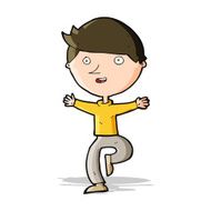 cartoon excited man N51