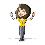 cartoon woman giving up N3