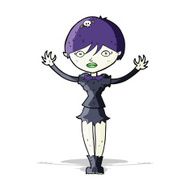 Cartoon Vampire Girl N90