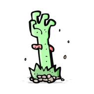 Cartoon Zombie Hand N18