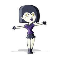 Cartoon Vampire Girl N93