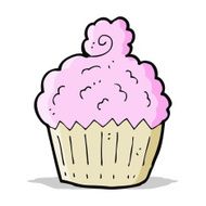 cartoon cupcake N85