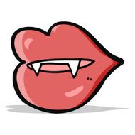 Cartoon Vampire Fangs N9
