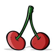 cartoon cherries N14