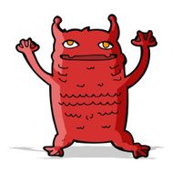 cartoon little monster N40