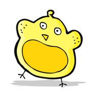 cartoon fat bird N9