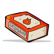 cartoon pack of matches N4