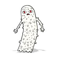 cartoon spooky ghost N59