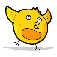 cartoon happy bird N13
