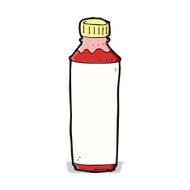 Cartoon Juice Bottle N12