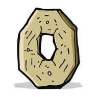 cartoon wooden number N27