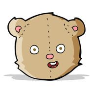 cartoon teddy bear head N6