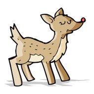 Cute Cartoon Deer N14