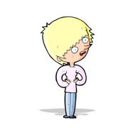 cartoon shocked woman N37