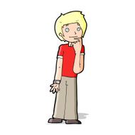 cartoon boy wondering N4
