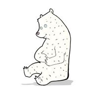 cartoon happy polar bear N3