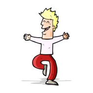 cartoon laughing man N17