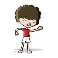 cartoon sporty person N5