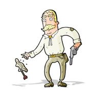 cartoon wild west cowboy N4