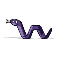 funny cartoon snake N38