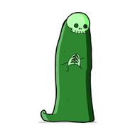 cartoon halloween ghoul N10