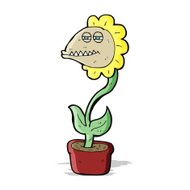 cartoon monster flower N5