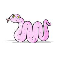 funny cartoon snake N39