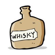 cartoon whisky jar