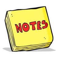 cartoon notes pad N3
