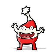 cartoon funny christmas creature N12